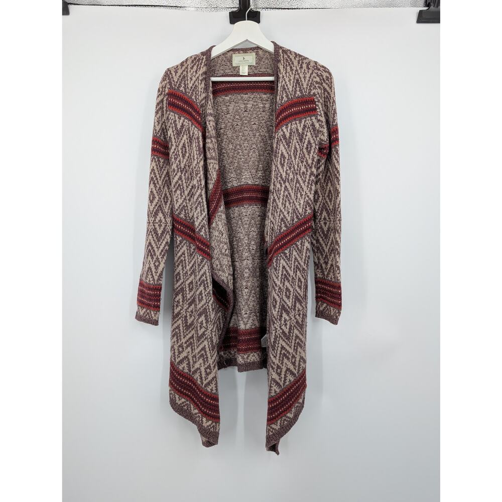 Ruby Moon Open Front Cardigan Women's Small Aztec Southwestern Rodeo Country